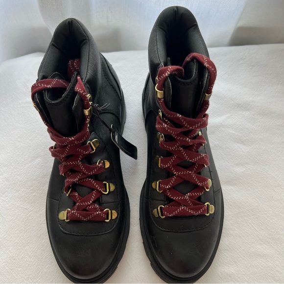 Sorel WOMEN'S LENNOX™ LACE STKD BOOT in Black Size 8 New - Picture 3 of 10